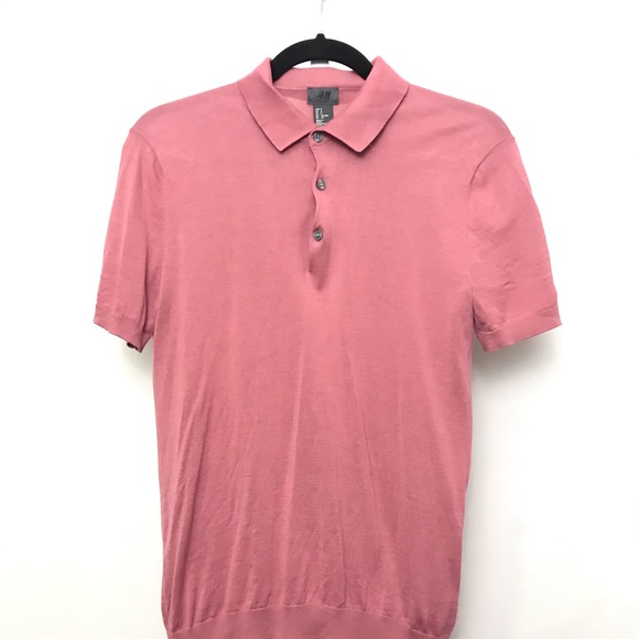 H&M Other - H&M men’s polo shirt pink size small H&M Other - H&M men’s polo shirt pink size small
